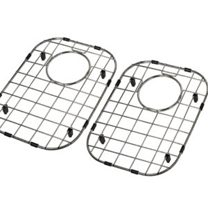 SLU607 32" x 20" Double Bowl Under Mount Kitchen Sink Grid