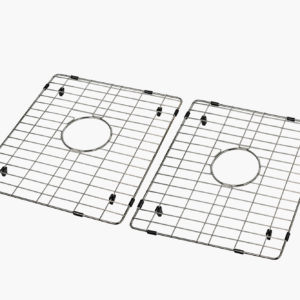 SLU845 Small Radius 50/50 Double Bowl Under mount Kitchen Sink Grid