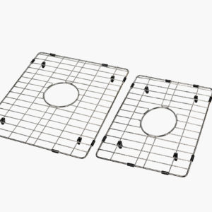 SLU855 Small Radius 60/40 Double Bowl Under mount Kitchen Sink Grid